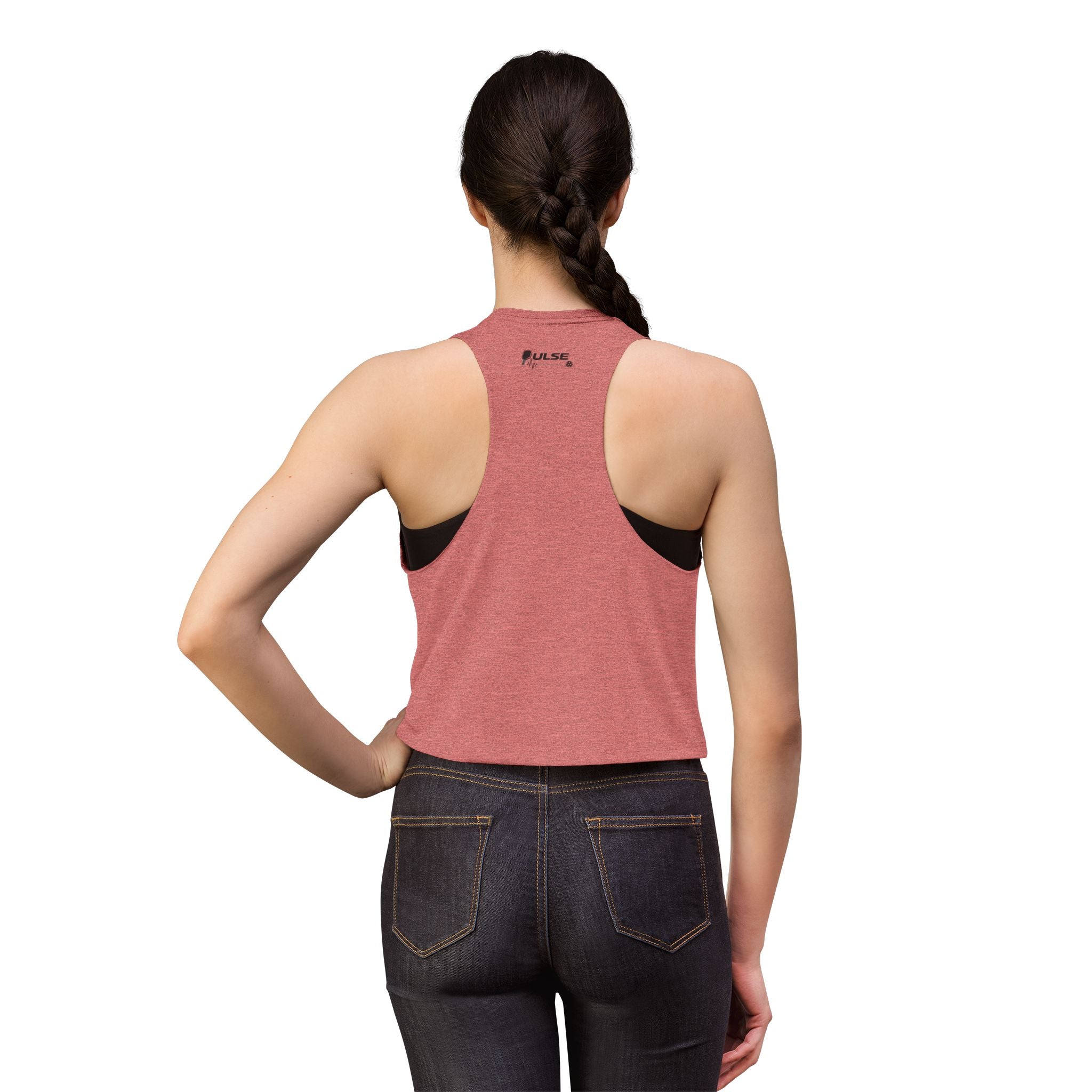 Pulse Crop Top — Minimal Flowy Summer Tank for Pickleball & Active Wear