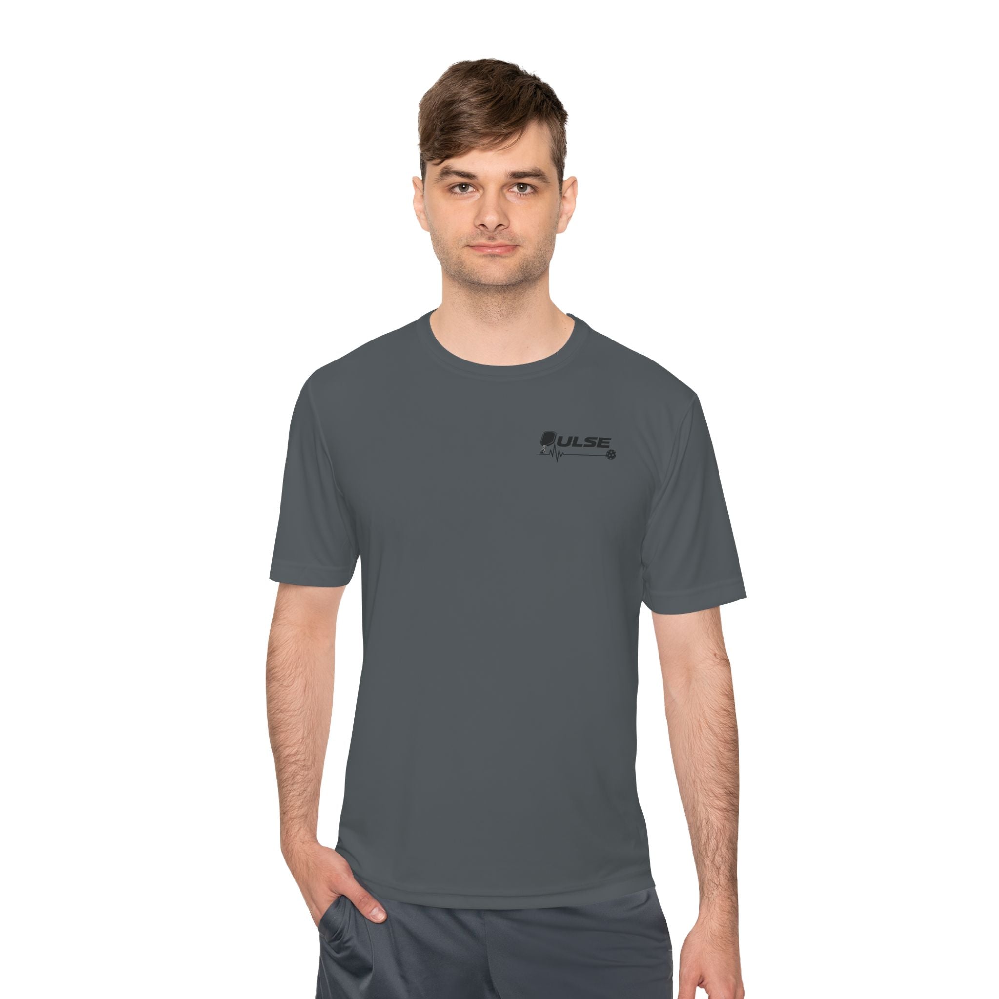 Pulse Performance Tee — "Moves with You, Not Against You" Moisture-Wicking Athletic Shirt