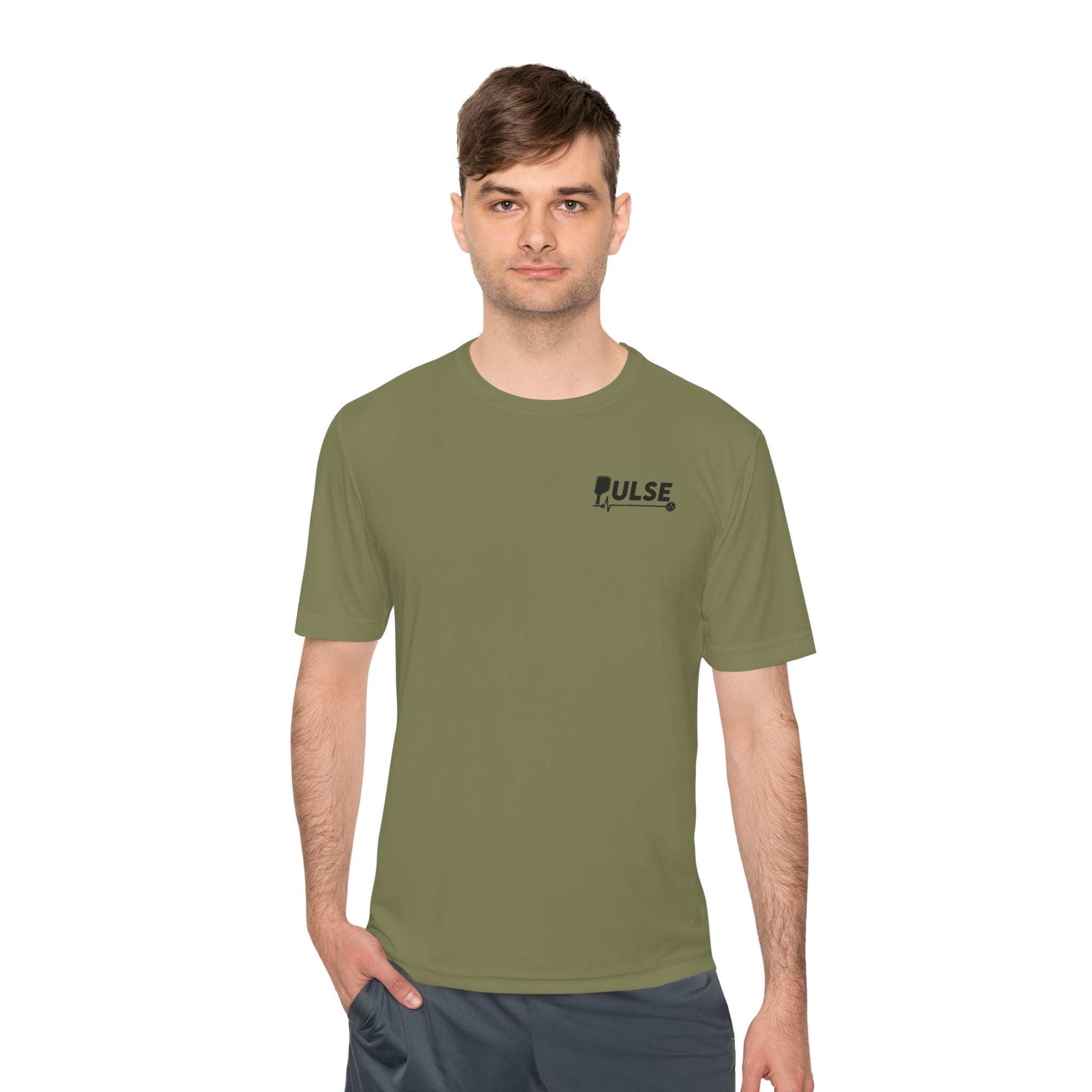 Pulse Performance Tee — "Moves with You, Not Against You" Moisture-Wicking Athletic Shirt