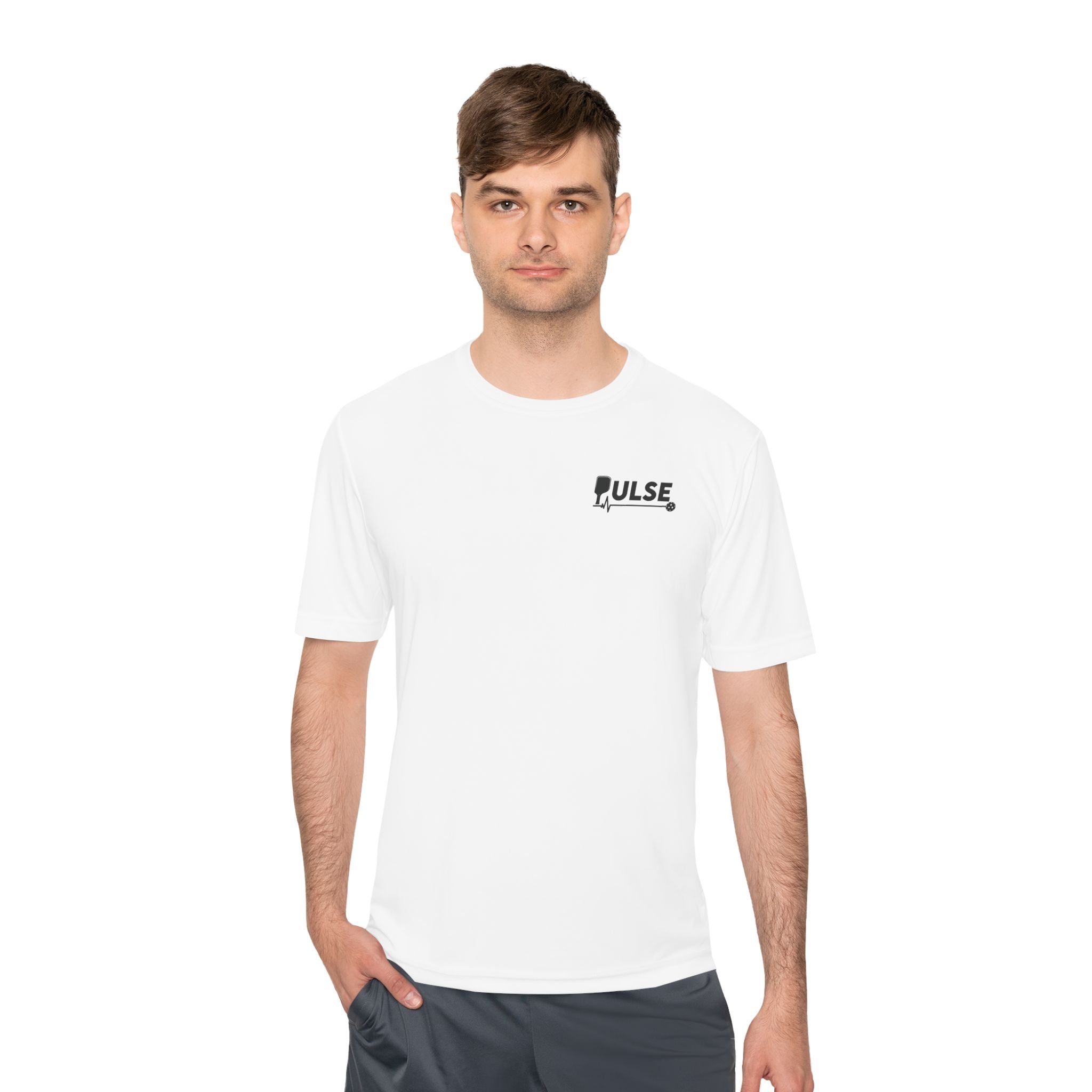 Pulse Performance Tee — "Moves with You, Not Against You" Moisture-Wicking Athletic Shirt