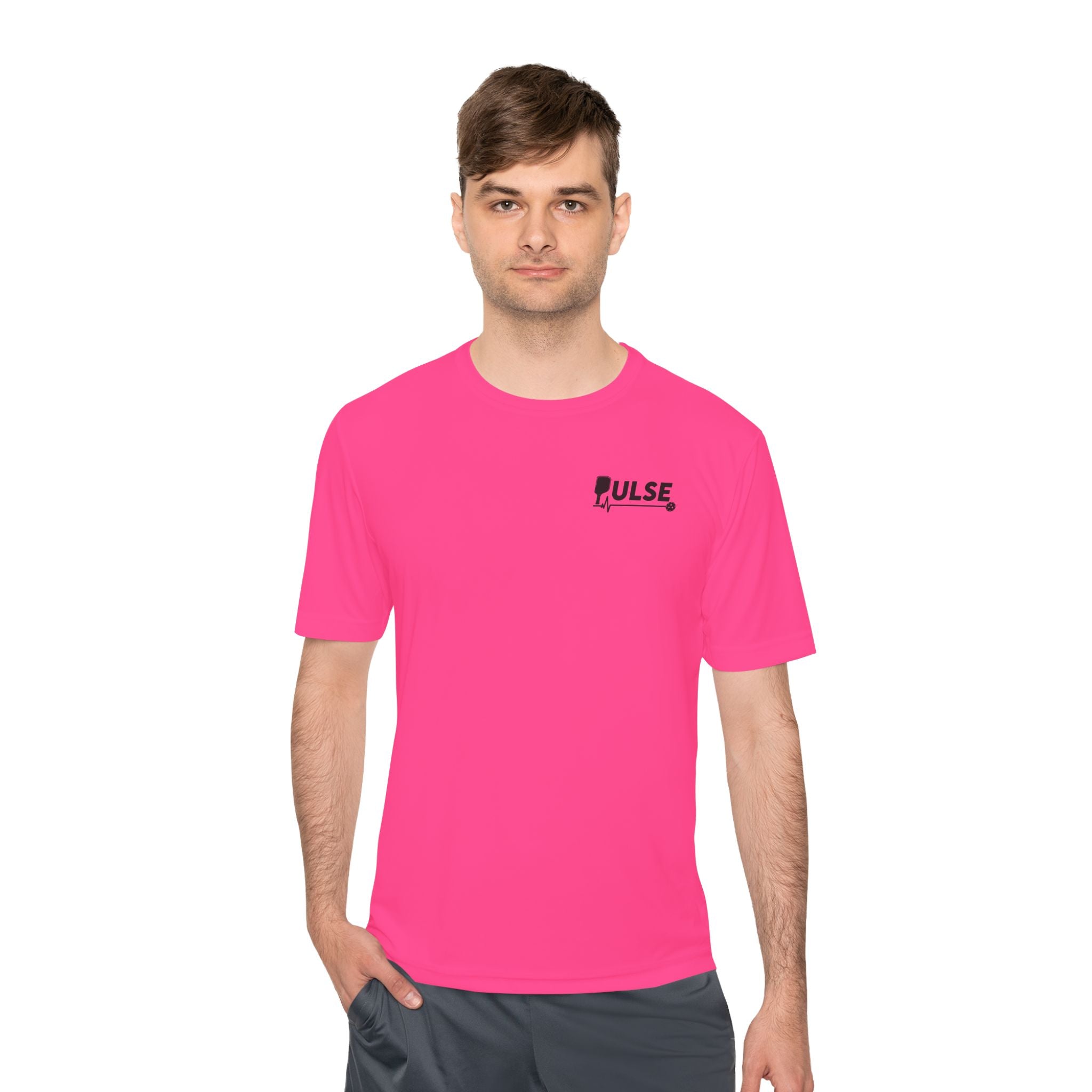 Pulse Performance Tee — "Moves with You, Not Against You" Moisture-Wicking Athletic Shirt