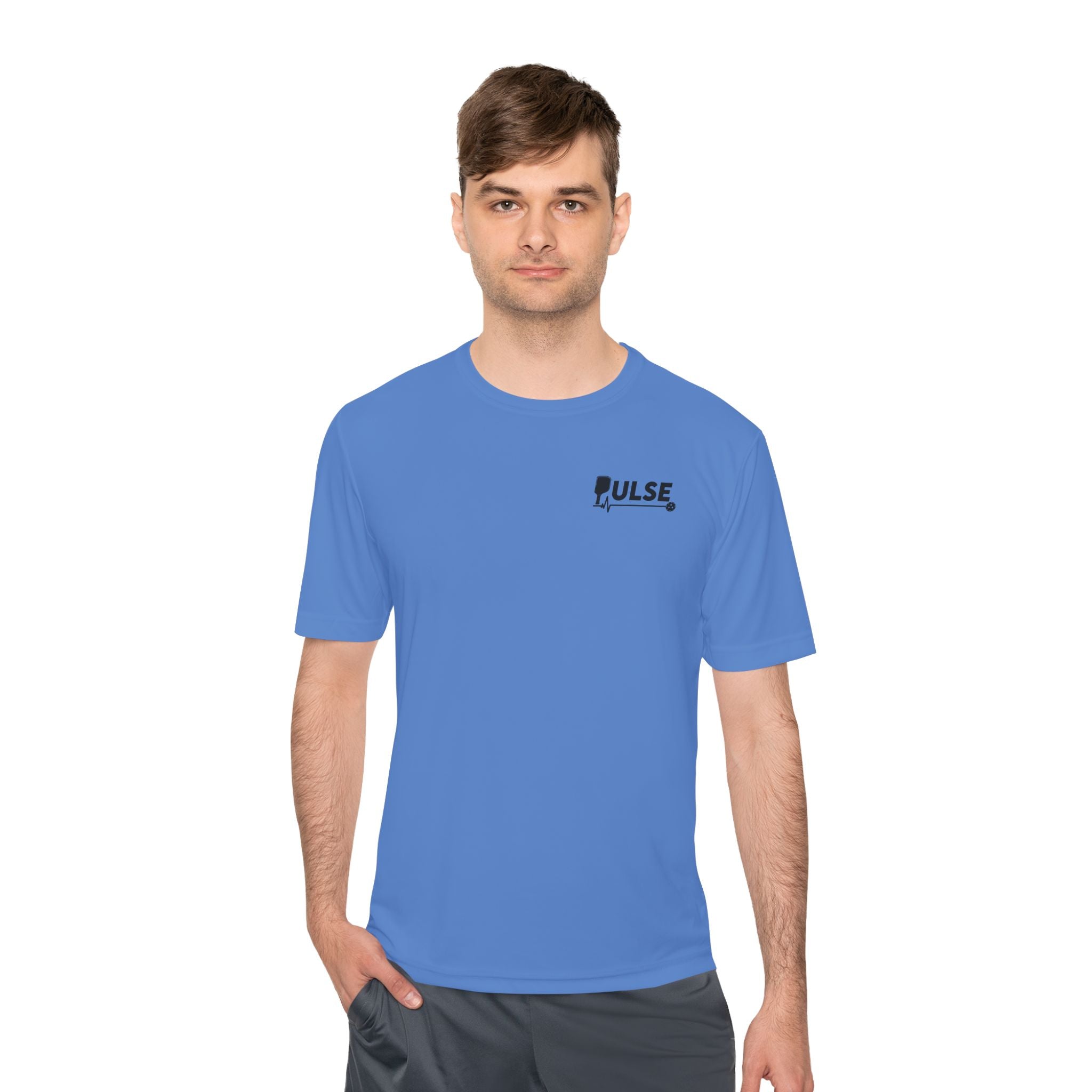 Pulse Performance Tee — "Moves with You, Not Against You" Moisture-Wicking Athletic Shirt