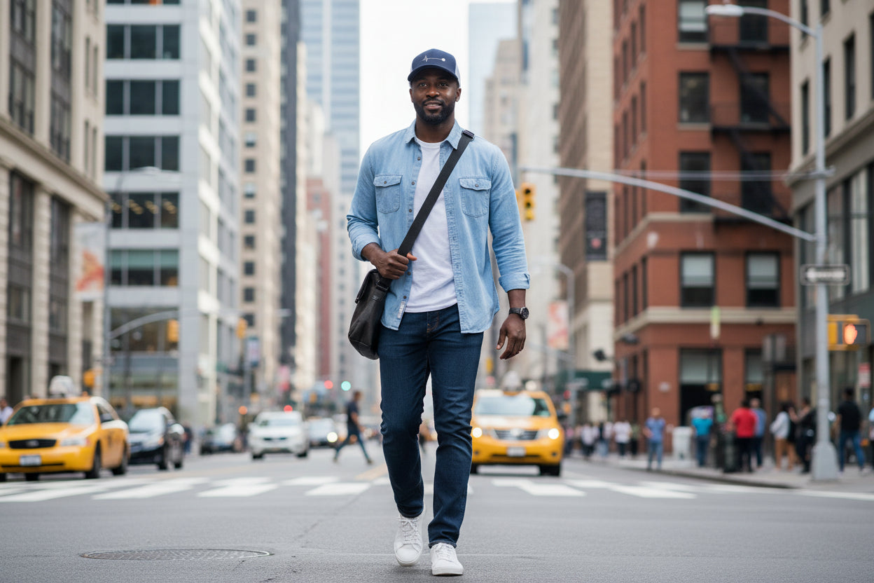 True Navy/ White - FRONT